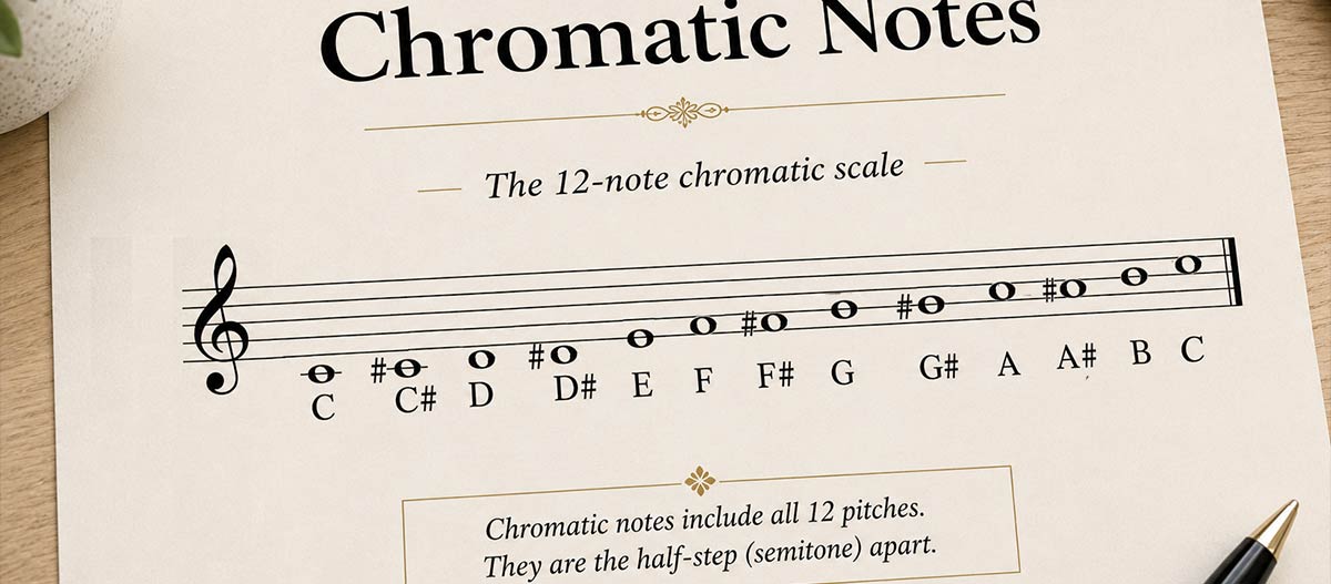 Chromatic notes