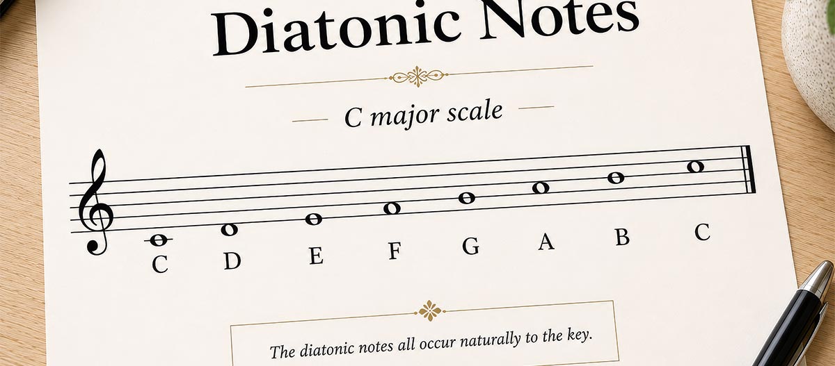 Diatonic notes